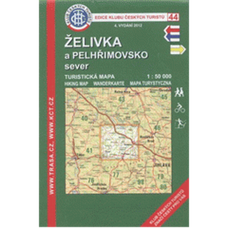 KČT 44 Želivka a Pelhřimovsko sever 1:50 000