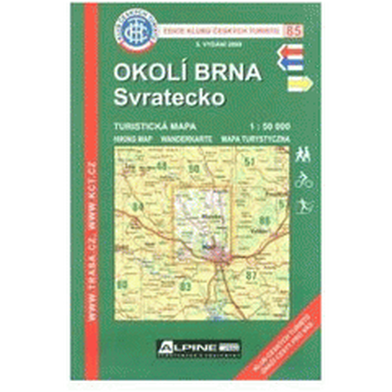 Kčt 85 - Okolí Brna Svratecko