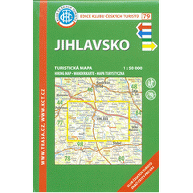 Jihlavsko /KČT 79 1:50T Turistická mapa