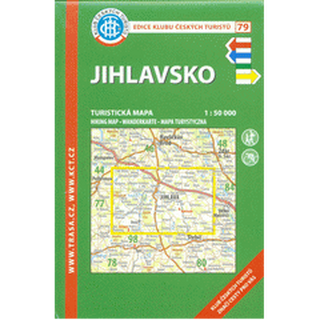 Jihlavsko /KČT 79 1:50T Turistická mapa