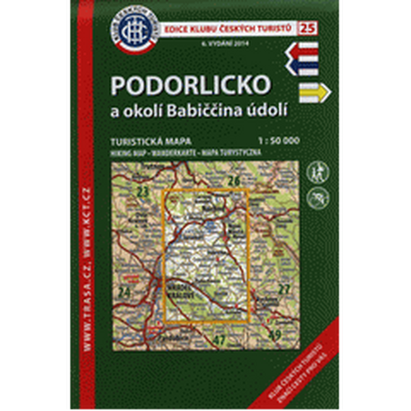 Podorlicko, Babiččino /KČT 25 1:50T Turistická mapa