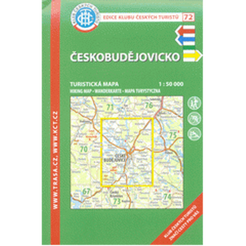 Českobudějovicko /KČT 72 1:50T Turistická mapa