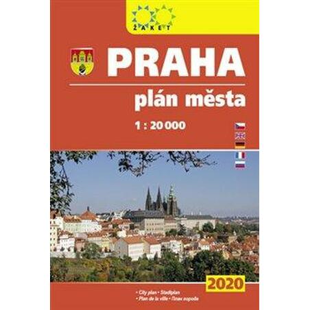 Praha - knižní plán města 2020 / 1:20 000