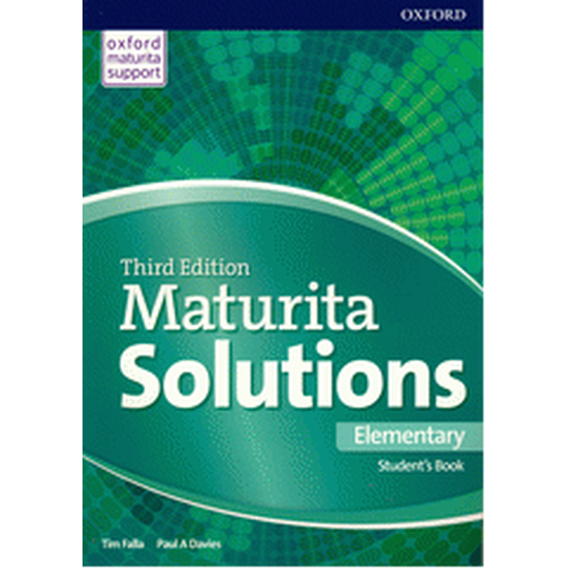 Maturita Solutions Elementary Student´s Book 3rd (CZEch Edition)