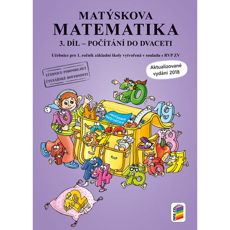 Matýskova matematika, 3. díl - počítání do 20 bez přechodu přes 10 - aktualizované vydání 2018