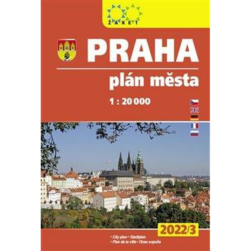 Praha - knižní plán města 1:20 000 (2022/23)