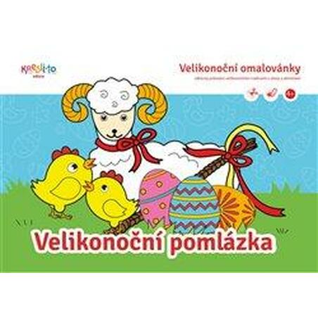 Velikonoční omalovánky - Velikonoční pomlázka