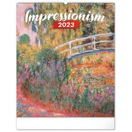 Kalendář 2023 nástěnný: Impresionismus, 48 × 56 cm