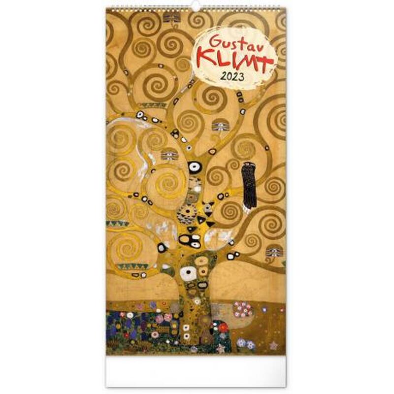 Kalendář 2023 nástěnný: Gustav Klimt, 33 × 64 cm