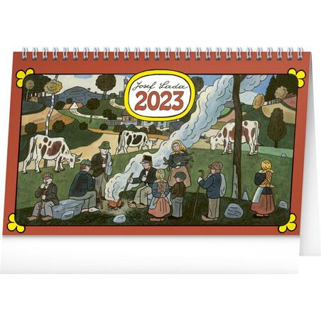 Kalendář 2023 stolní: Josef Lada, 23,1 × 14,5 cm