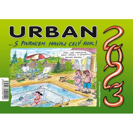 Kalendář Urban 2023 - S Pivrncem havaj po celý rok!