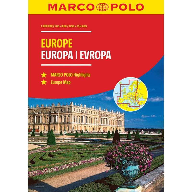 Evropa-Europa/atlas-spirála MD 1:800 000