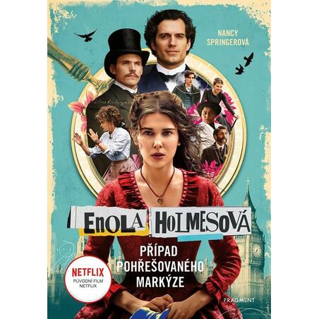 Enola Holmesová - Případ pohřešovaného markýze (filmová obálka)