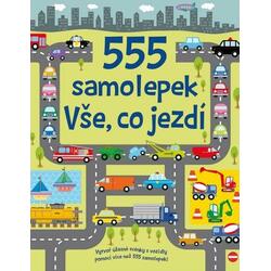 555 samolepek - Vše, co jezdí