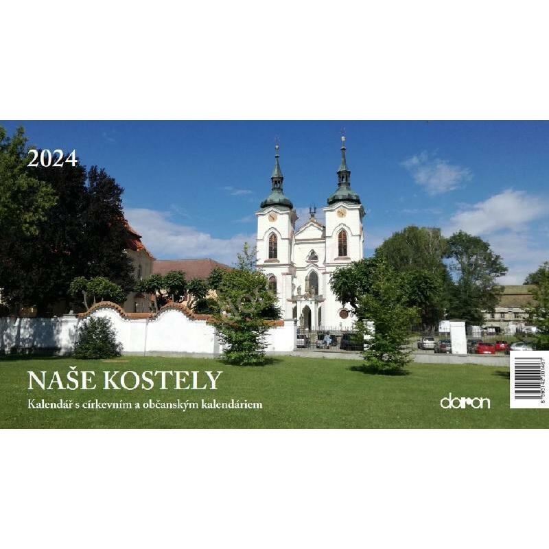 Kalendář stolní 2024 - Naše kostely