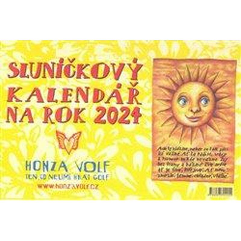 Sluníčkový kalendář 2024 - stolní