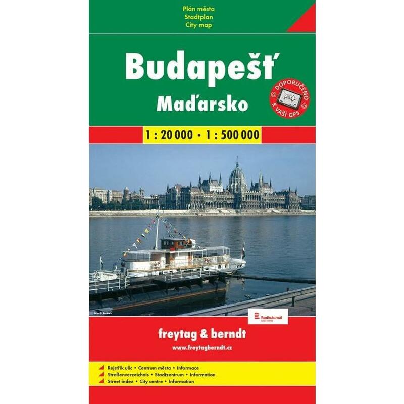 Maďarsko + Budapešť mapy (1:500 000, 1:20 000)