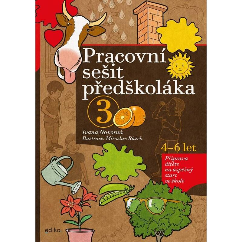 Pracovní sešit předškoláka 3, 4-6 let - Příprava dítěte na úspěšný start ve škole