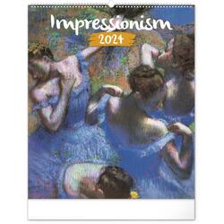 Kalendář 2024 nástěnný: Impresionismus, 48 × 56 cm
