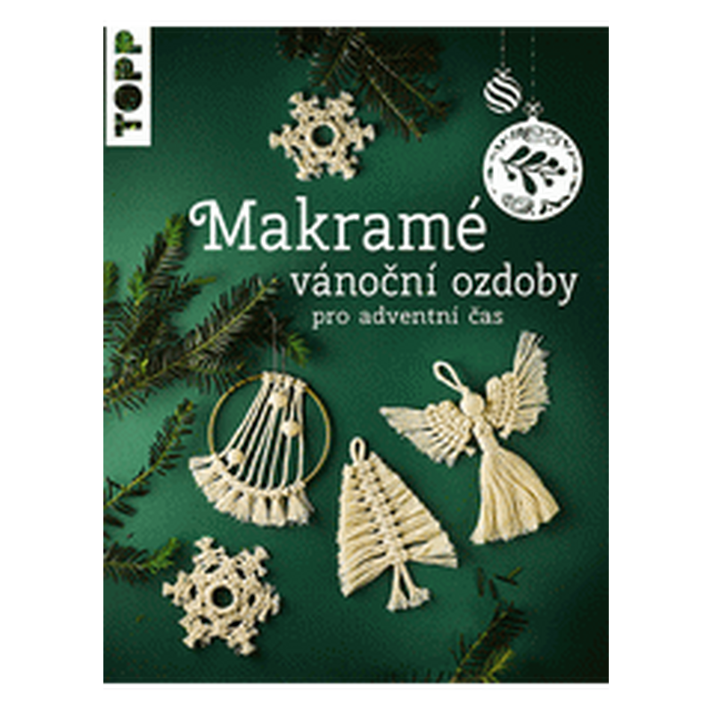 Makramé vánoční ozdoby pro adventní čas