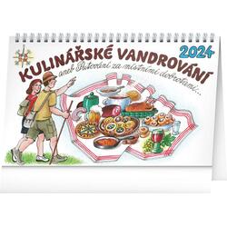 Kalendář 2024 stolní: Kulinářské vandrování - Kamila Skopová, 23,1 × 14,5 cm
