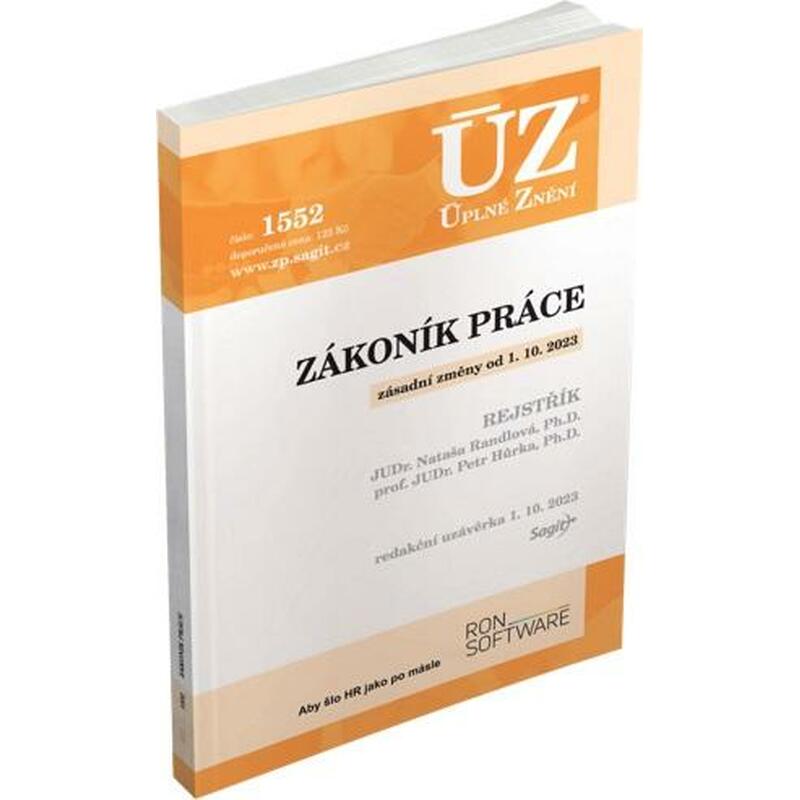 ÚZ 1552 Zákoník práce, rejstřík