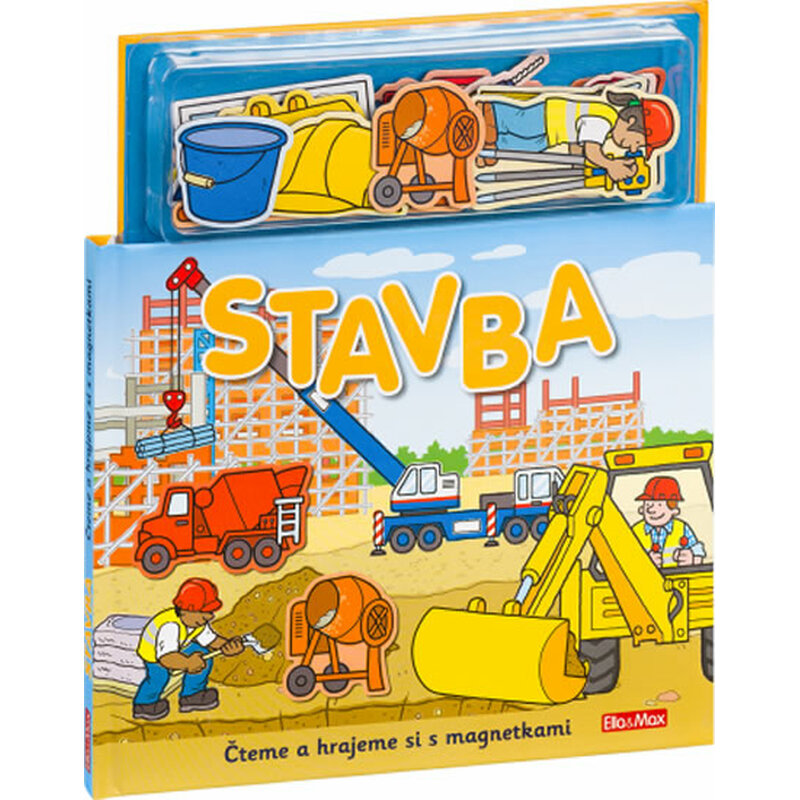 Stavba - Knížka s magnetkami