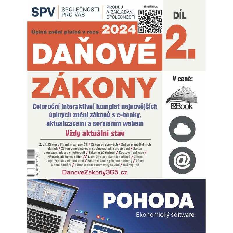 Daňové zákony 2024 (Díl 2.)