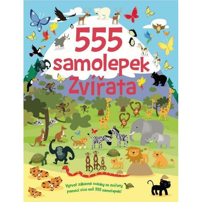 555 samolepek Zvířata