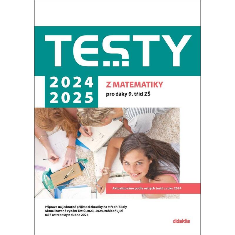 Testy 2024-2025 z matematiky pro žáky 9. tříd ZŠ