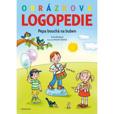 Obrázková logopedie – Pepa bouchá na buben