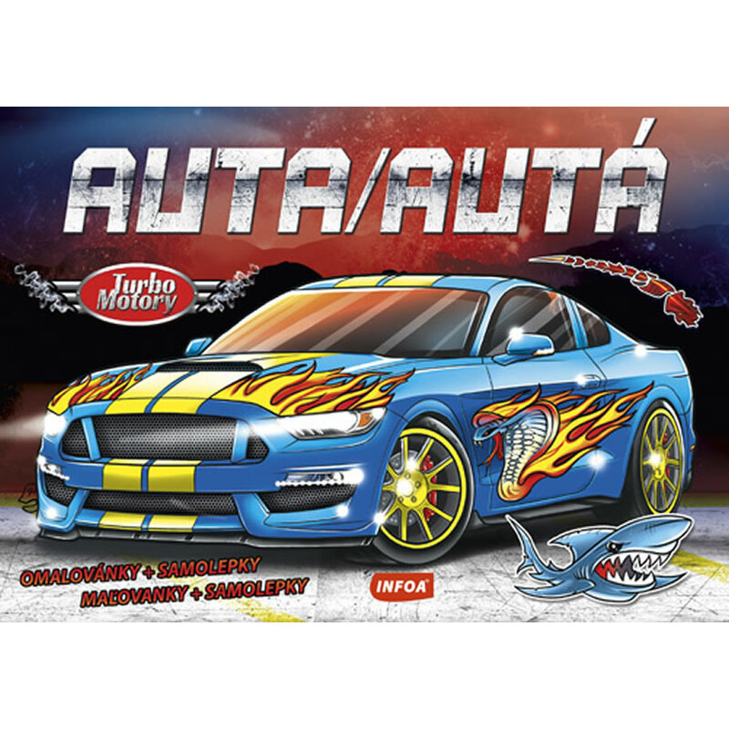 Auta / Autá - Turbo Motory + samolepky
