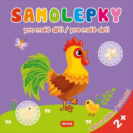 Samolepky pro malé děti / Samolepky pre malé deti - Naše zvířátka