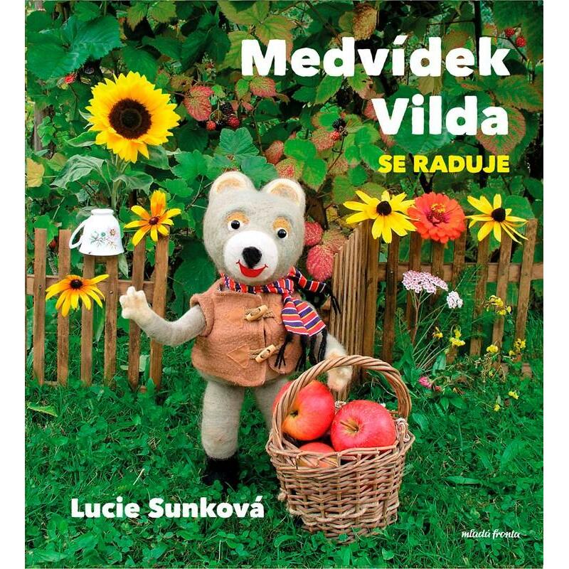 Medvídek Vilda se raduje