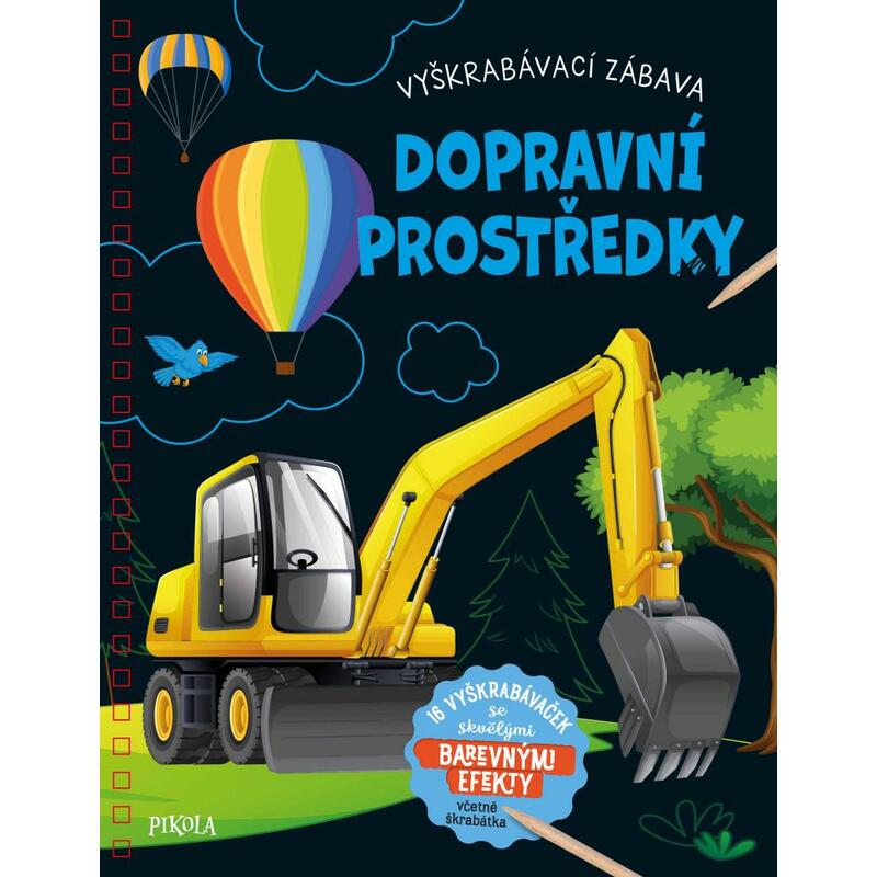 Vyškrabávací zábava: Dopravní prostředky