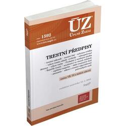 ÚZ 1592 Trestní předpisy