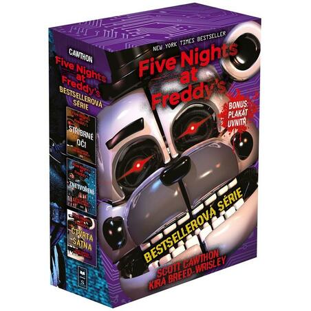 Five Nights at Freddy´s BOX 1-3 (Stříbrné oči, Znetvoření, Čtvrtá šatna)