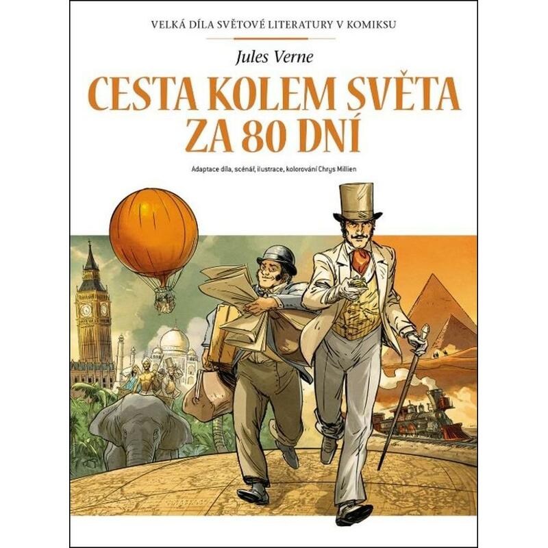 Cesta kolem světa za 80 dní - Velká díla světové literatury v komiksu