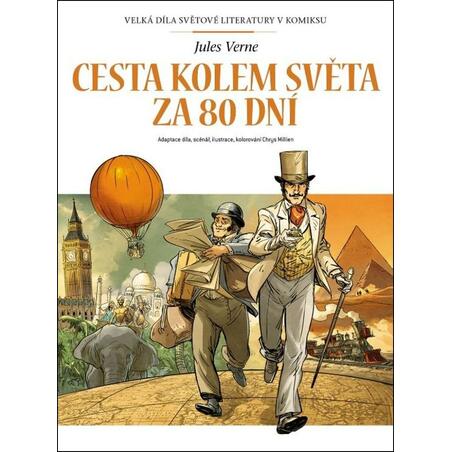 Cesta kolem světa za 80 dní - Velká díla světové literatury v komiksu