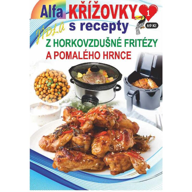 Křížovky s recepty 1/2025 - Z horkovzdušné fritézy a pomalého hrnce