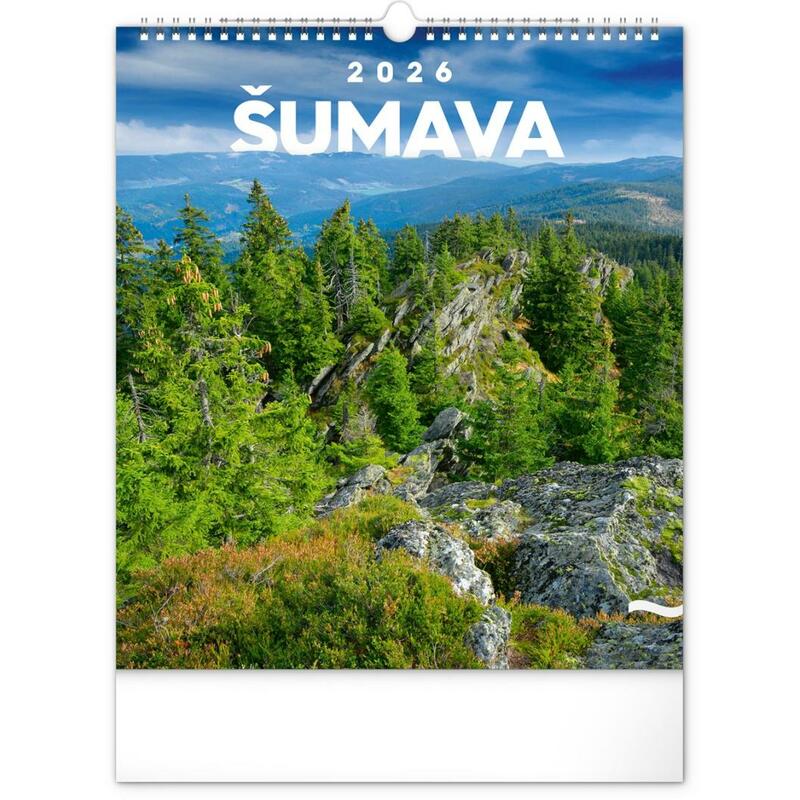 Kalendář 2026 nástěnný: Šumava 30 x 34 cm