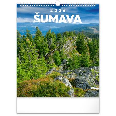 Kalendář 2026 nástěnný: Šumava 30 x 34 cm