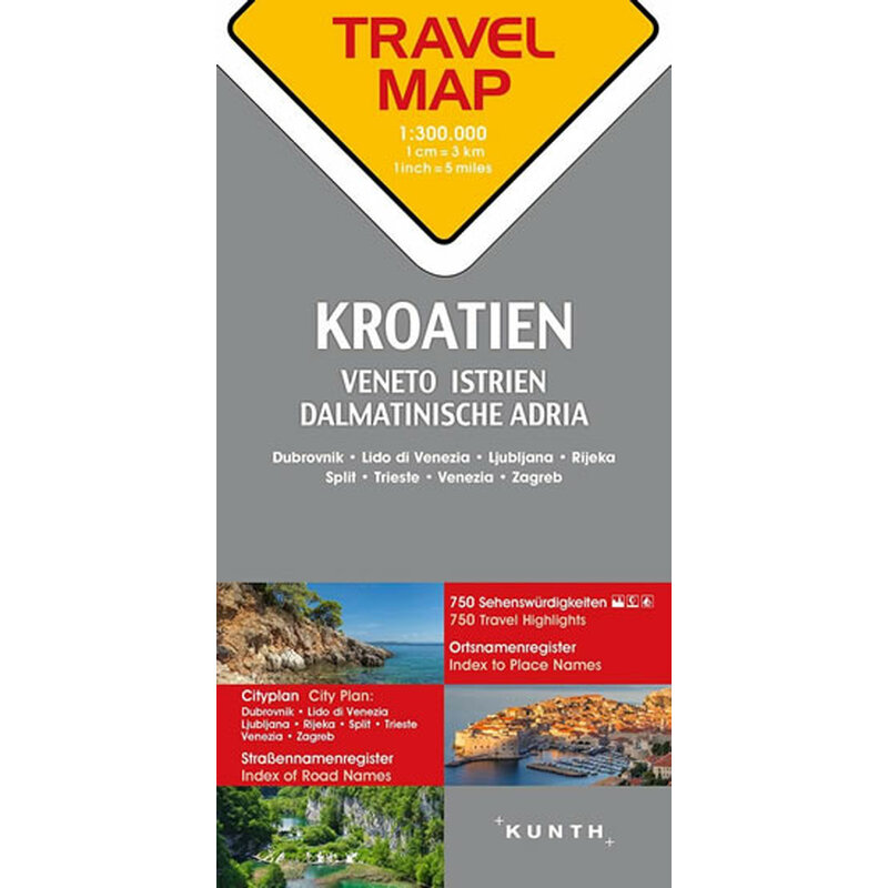 Chorvatsko / Istrie / Dalmácie    1:300T