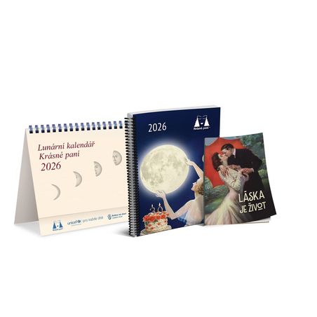 Lunární kalendář Krásné paní s publikací 2026