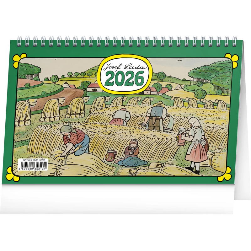 Stolní kalendář Josef Lada 2026