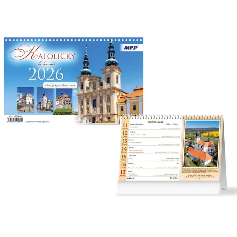 Kalendář 2026 stolní Katolický