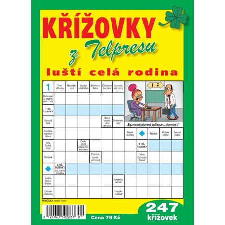 Křížovky z Telpresu luští celá rodina - 247 křížovek 2/2025