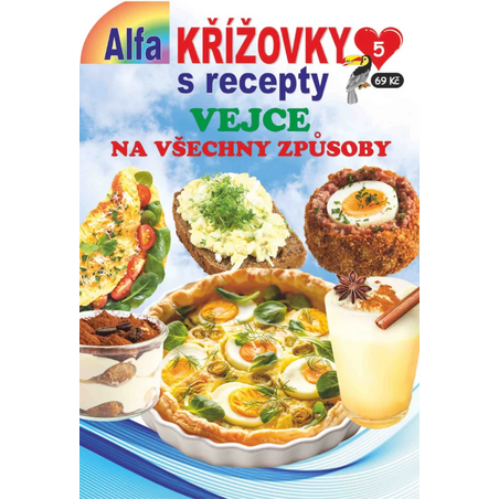 Křížovky s recepty 5/2025 - Vejce na všechny způsoby