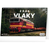 Stolní kalendář Vlaky 2026