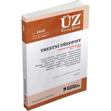 ÚZ 1645 Trestní předpisy